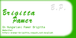 brigitta pamer business card